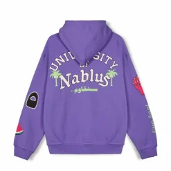 Grimey Sudadera Capucha Nablus Vintage - Purple | Fw23 Discount