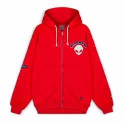 Grimey Sudadera Capucha Ufollow Red | Spring 23 Shop