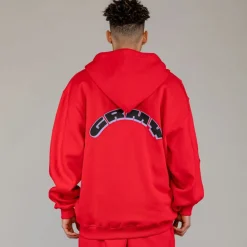 Grimey Sudadera Capucha Ufollow Red | Spring 23 Shop