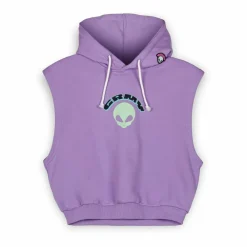 Grimey Sudadera Capucha Ufollow Girl - Lilac | Spring 23 Discount