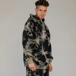 Grimey Sudadera Capucha Ufollow Bleached - Black | Spring 23 Best