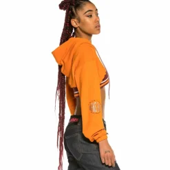 Grimey Sudadera Chica Acknowledge Crop Hoodie Ss20 Orange Best Sale