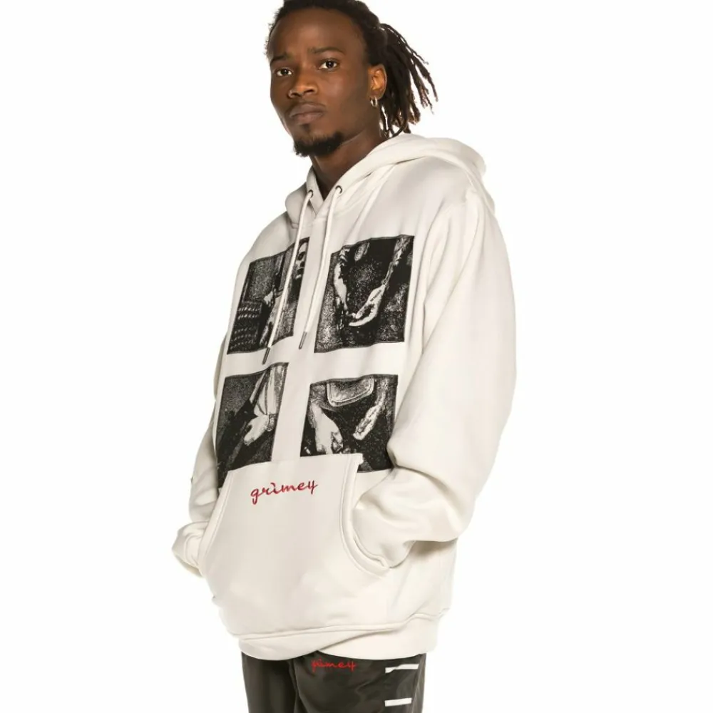 Grimey Sudadera Con Capucha " X Gzuz" - White | Spring 21 Cheap