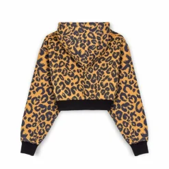 Grimey Sudadera Corta De Chica "Westbound" - Leopard | Fall 22 Clearance