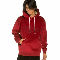 Grimey Sudadera "Aged Rum" Corduroy - Red | Winter 21 Cheap