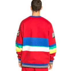 Grimey Sudadera Arch Rival Crewneck Fw20 Red Fashion