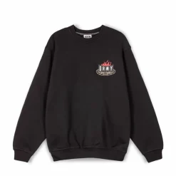Grimey Sudadera Back At You Vintage Crewneck - Black | Fw23 Cheap