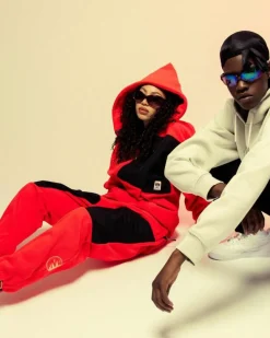 Grimey Sudadera Back At You Polar - Red | Fw23 Flash Sale