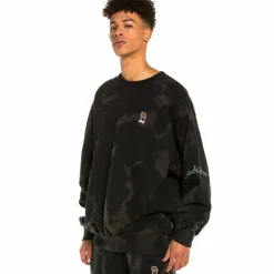 Grimey Sudadera Day Dreamer Crewneck Bleached Black - Spring 22 Best