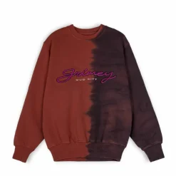 Grimey Sudadera "Dust Storm" Tie & Dye Crewneck - Brown | Fall 22 Store