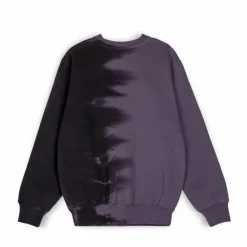 Grimey Sudadera "Dust Storm" Tie & Dye Crewneck - Black | Fall 22 Cheap