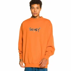 Grimey Sudadera "Gem Cutting" Crewneck - Brick | Fall 21 Flash Sale