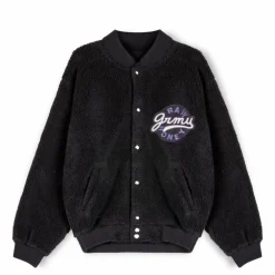 Grimey Sudadera "Hive" Sherpa Button Sweatshirt - Black | Fall 22 Shop