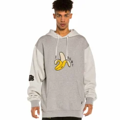 Grimey Sudadera "Jungle Punch Banana" Hoodie - Sport Grey | Spring 22 Shop