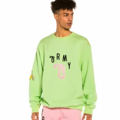 Grimey Sudadera "Jungle Punch" Crewneck - Green | Spring 22 Cheap