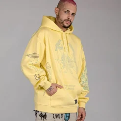 Grimey Sudadera Lost Boys Hoodie - Yellow | Winter 22 Cheap