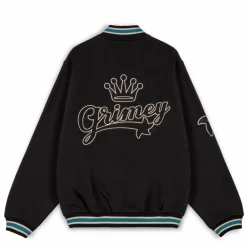 Grimey Sudadera Madrid Fleece Button Heavyweight - Black | Fw23 Best Sale