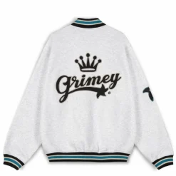 Grimey Sudadera Madrid Fleece Button Heavyweight - Sport Grey | Fw23 Hot