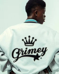 Grimey Sudadera Madrid Fleece Button Heavyweight - Sport Grey | Fw23 Hot