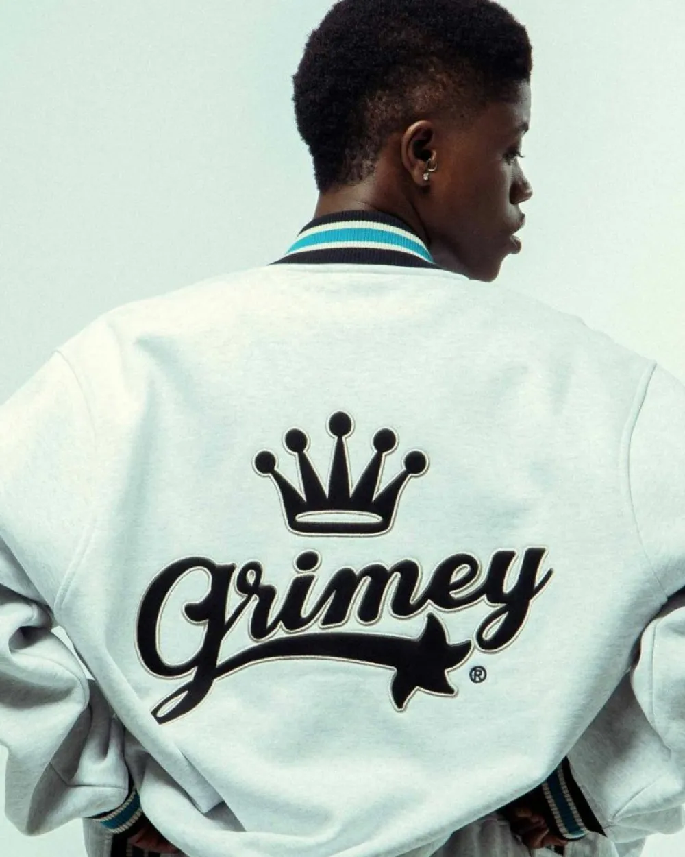 Grimey Sudadera Madrid Fleece Button Heavyweight - Sport Grey | Fw23 Hot