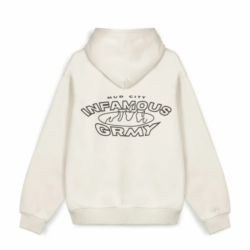 Grimey Sudadera Madrid The Connoisseur Heavyweight - White | Fw23 Store