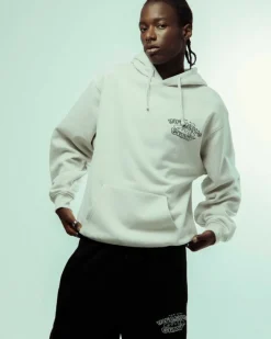 Grimey Sudadera Madrid The Connoisseur Heavyweight - White | Fw23 Store
