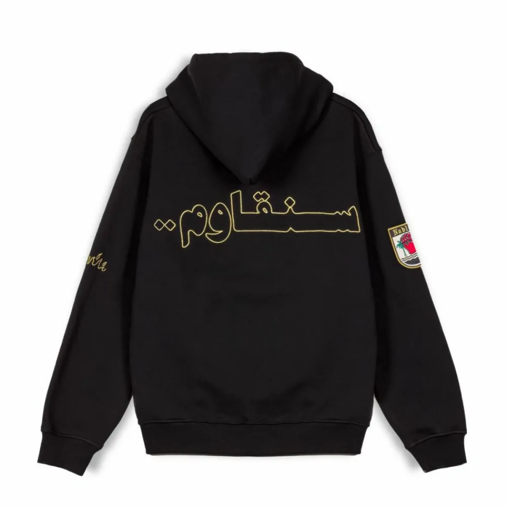 Grimey Sudadera Nablus Stones Vintage - Black | Fw23 Shop