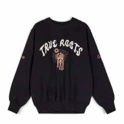 Grimey Sudadera "Snipes X True Roots" Crewneck - Black | Fall 22 Best