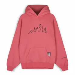 Grimey Sudadera "Snow Fox" Hoodie - Coral | Winter 22 Cheap