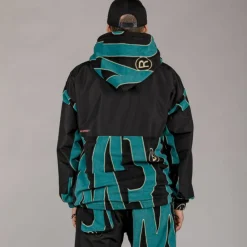 Grimey Sudadera Snow Fox All Over Polar Fleece - Blue | Winter 22 Flash Sale