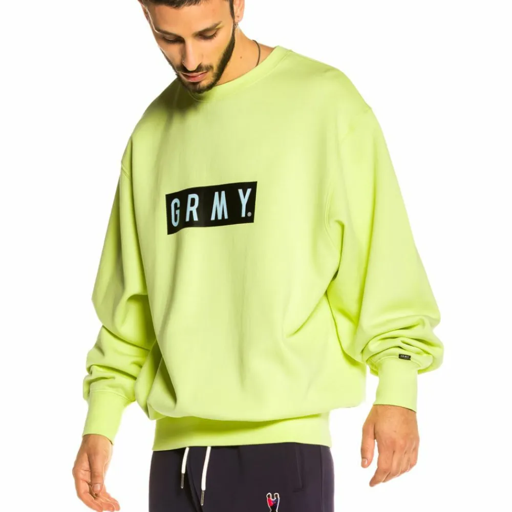 Grimey Sudadera Steez Crewneck Fw20 Mint Outlet