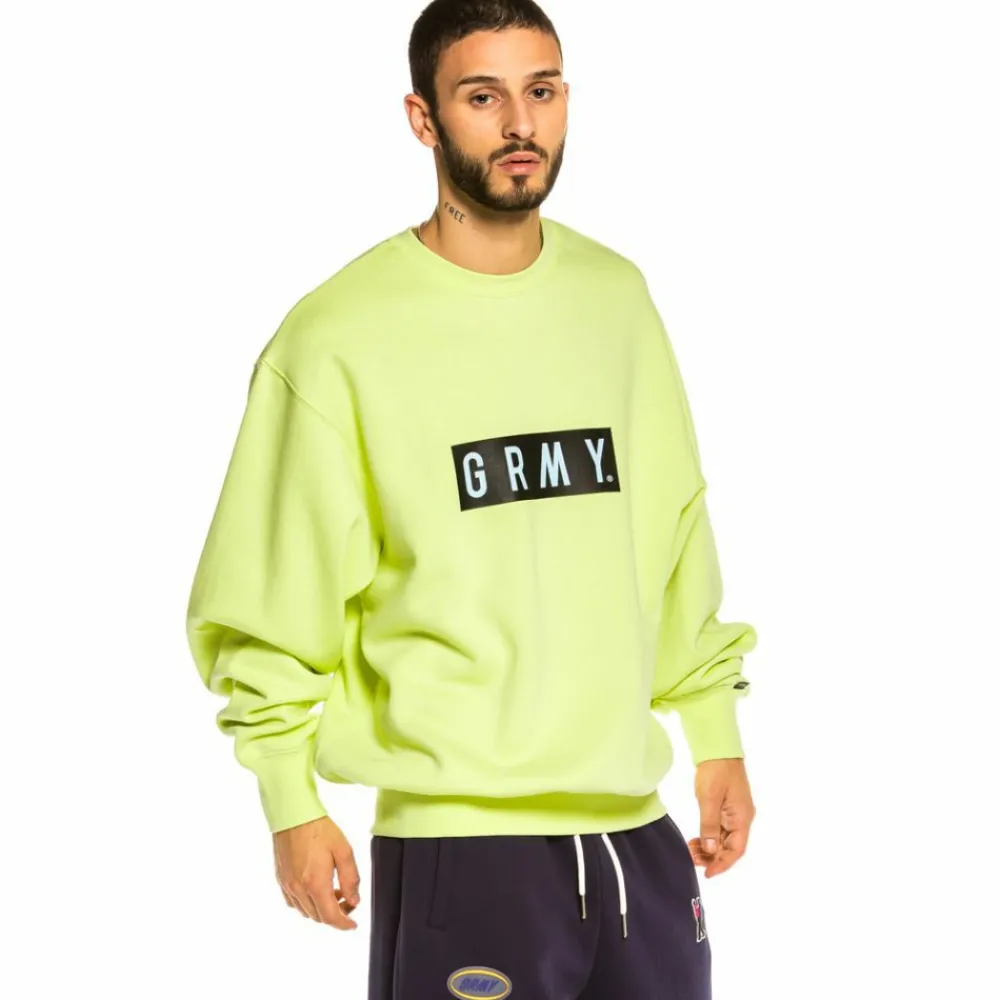 Grimey Sudadera Steez Crewneck Fw20 Mint Outlet