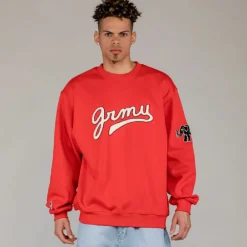 Grimey Sudadera The Clout Grmy Vintage - Red | Spring 23 Cheap
