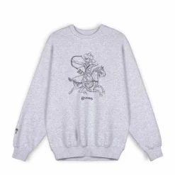 Grimey Sudadera The Clout Numidians - Sport Grey | Spring 23 Outlet