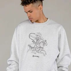 Grimey Sudadera The Clout Numidians - Sport Grey | Spring 23 Outlet