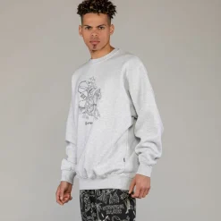 Grimey Sudadera The Clout Numidians - Sport Grey | Spring 23 Outlet