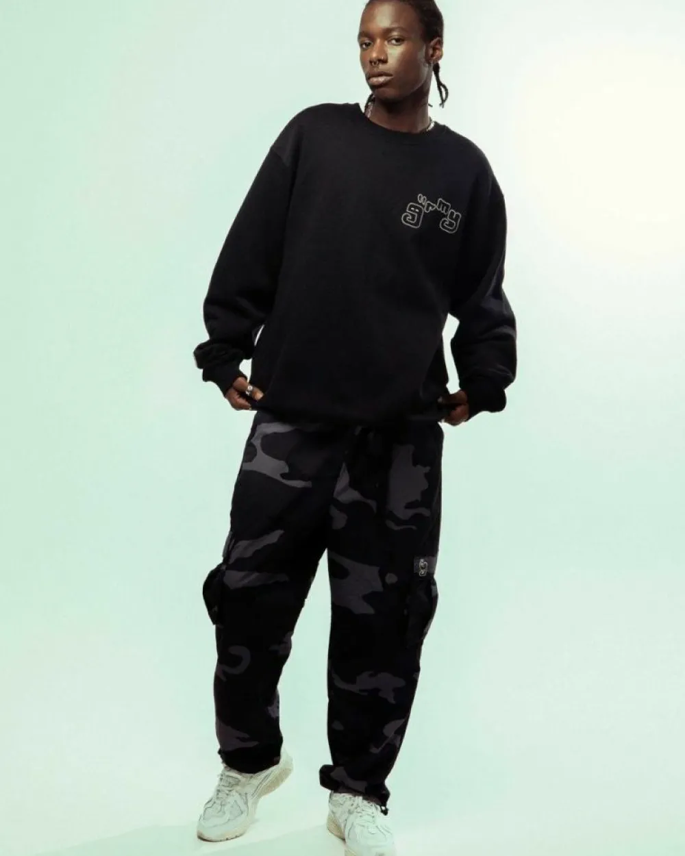 Grimey Sudadera Tusker Temple Vintage - Black | Fw23 Shop