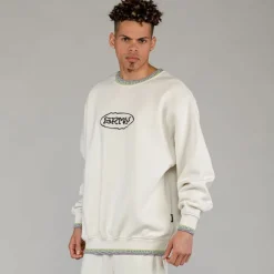 Grimey Sudadera Ufollow - White | Spring 23 Clearance