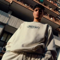 Grimey Sudadera Ufollow - White | Spring 23 Clearance