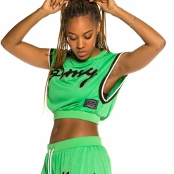 Grimey Top De Chica Strange Fruit Mesh - Green | Spring 21 Best Sale