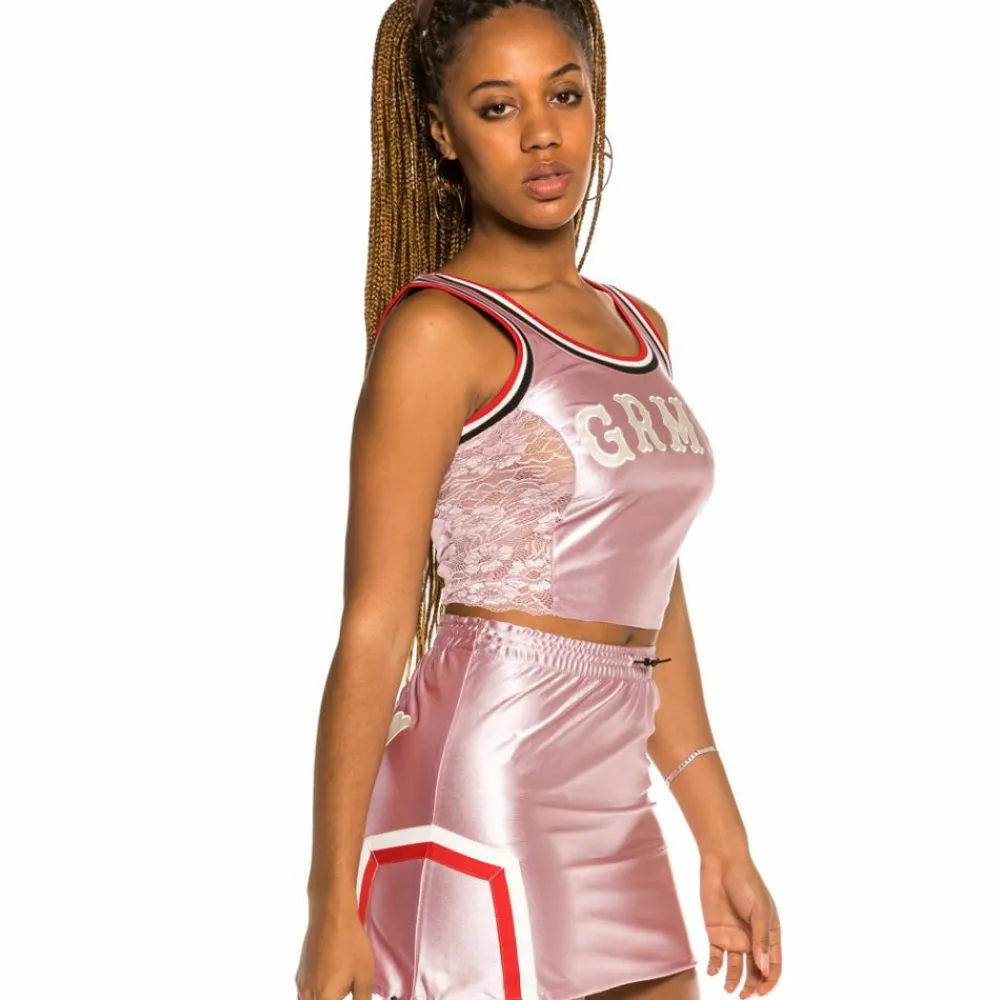 Grimey Top De Chica "The Loot" - Pink | Spring 21 Online
