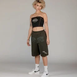 Grimey Top Fire Route Girl Tube - Black | Spring 23 Best
