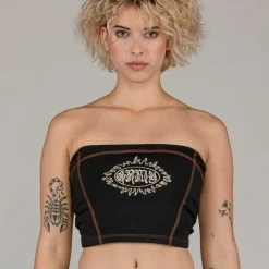 Grimey Top Fire Route Girl Tube - Black | Spring 23 Best