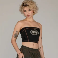 Grimey Top Fire Route Girl Tube - Black | Spring 23 Best
