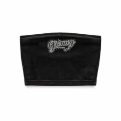 Grimey Top Madrid Velvet Girl - Black | Fw23 Best