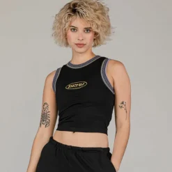 Grimey Top Ufollow Girl - Black | Spring 23 Best