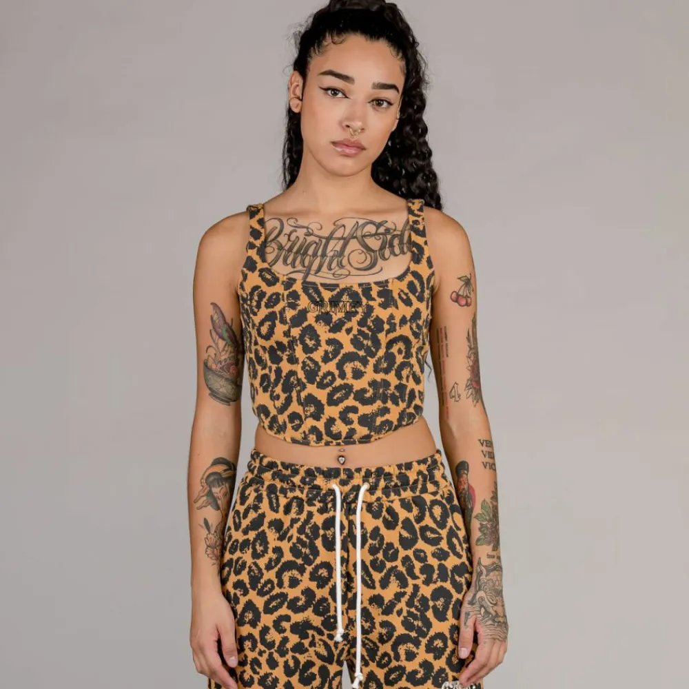 Grimey Top "Westbound Girl Tank Top" - Leopard | Fall 22 Sale