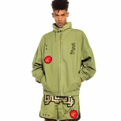 Grimey Track Jacket "Glorified" - Green| Spring 22 Cheap