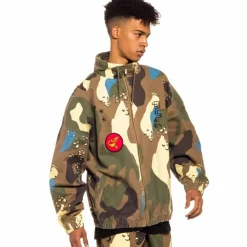 Grimey Track Jacket Glorified - Camo | Spring 22 New