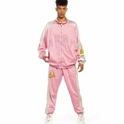 Grimey Track Jacket Jungle Punch - Pink | Spring 22 Store